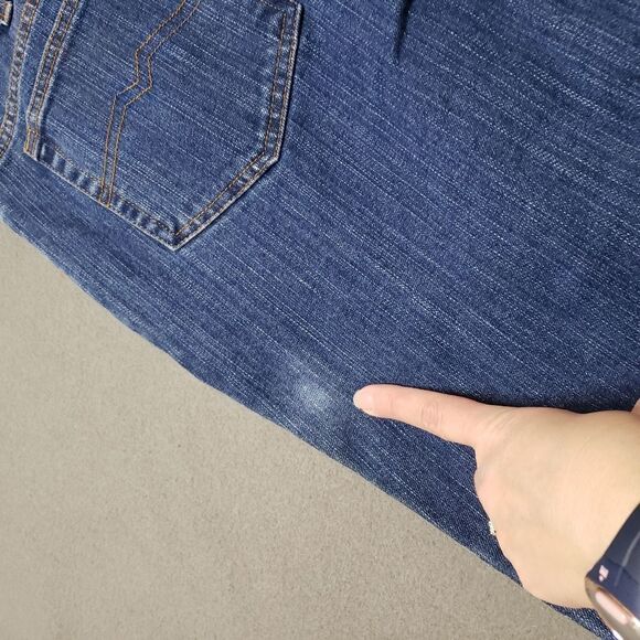 VINTAGE MENS MWG Low rise bootcut JEANS 36x27 - Picture 6 of 14